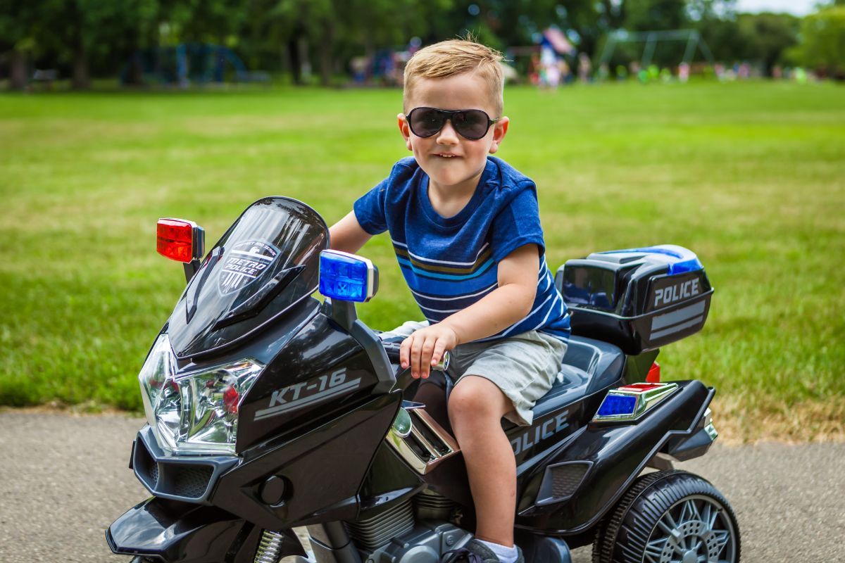 kid trax police trike