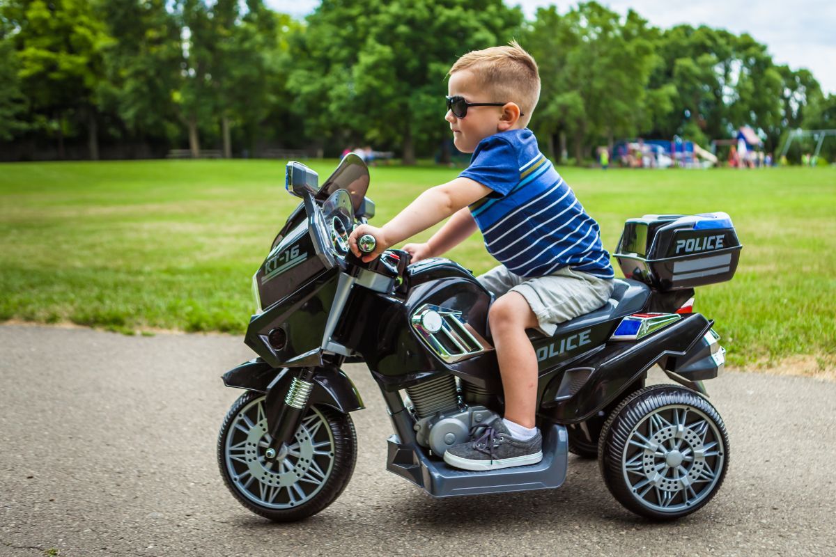 kid trax police trike