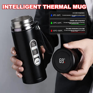 500ml–1L Stainless Steel Thermos Bottle – LED Temperature Display Vacuum Flask - Handbags Specialist Headquarter