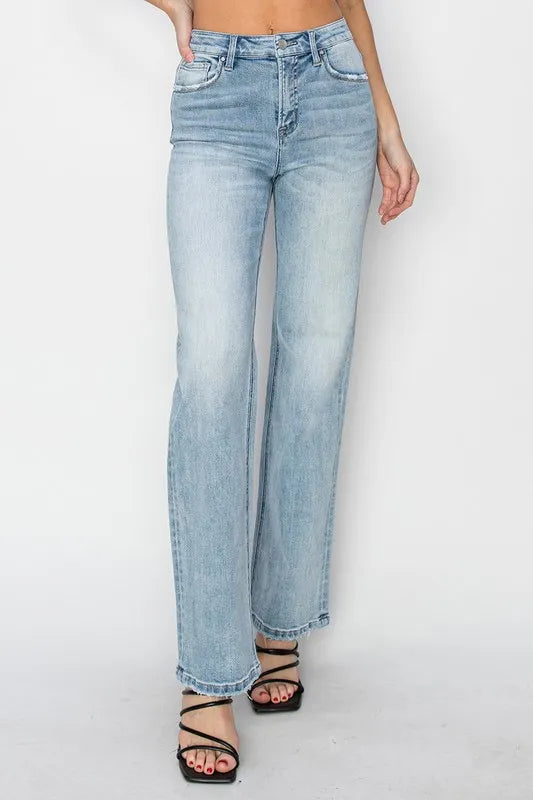 RISEN Full Size High Rise Straight Jeans Plus Size