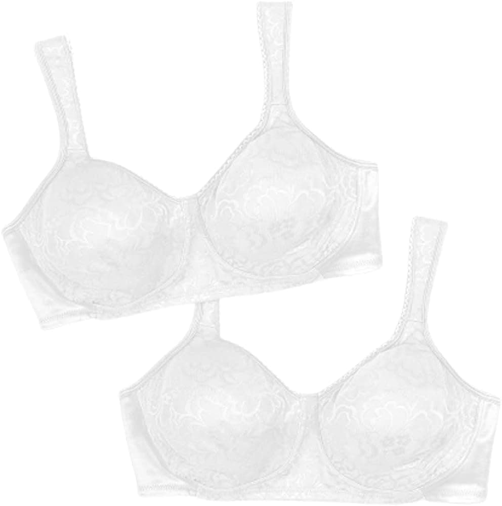  Playtex Women's 18-Hour Ultimate Lift Wireless Full-Coverage Bra with Everyday Comfort, Single Or 2-Pack 