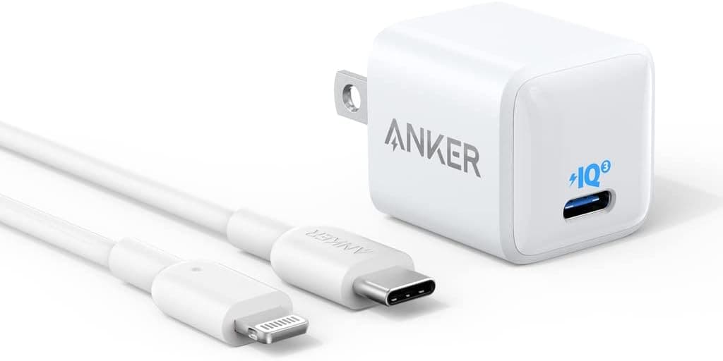  USB C Charger 20W, Anker 511 Charger ( Nano ), PIQ 3.0 Durable Compact Fast Charger with 6ft USB C to Lightning Cable (MFi Certified) for 14/14 Plus/14 Pro/14 Pro Max/13/ iPad Pro and More 