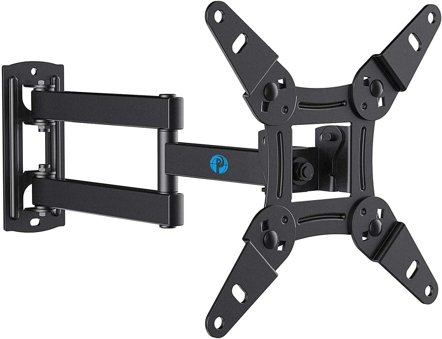  Full Motion TV Monitor Wall Mount Bracket Articulating Arms Swivel Tilt Extension Rotation for Most 13-42 Inch LED LCD Flat Curved Screen TVs & Monitors, Max VESA 200x200mm up to 44lbs by Pipishell 