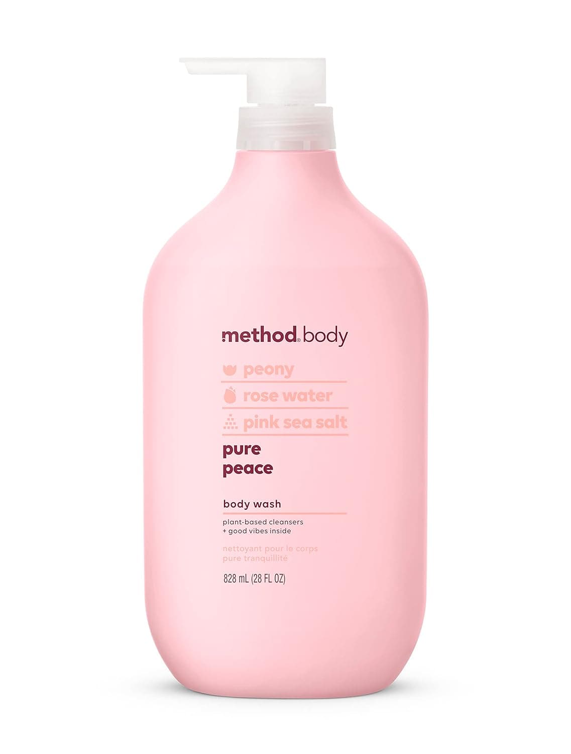  Method Body Wash, Pure Peace, Paraben and Phthalate Free, 28 oz (Pack of 1) 