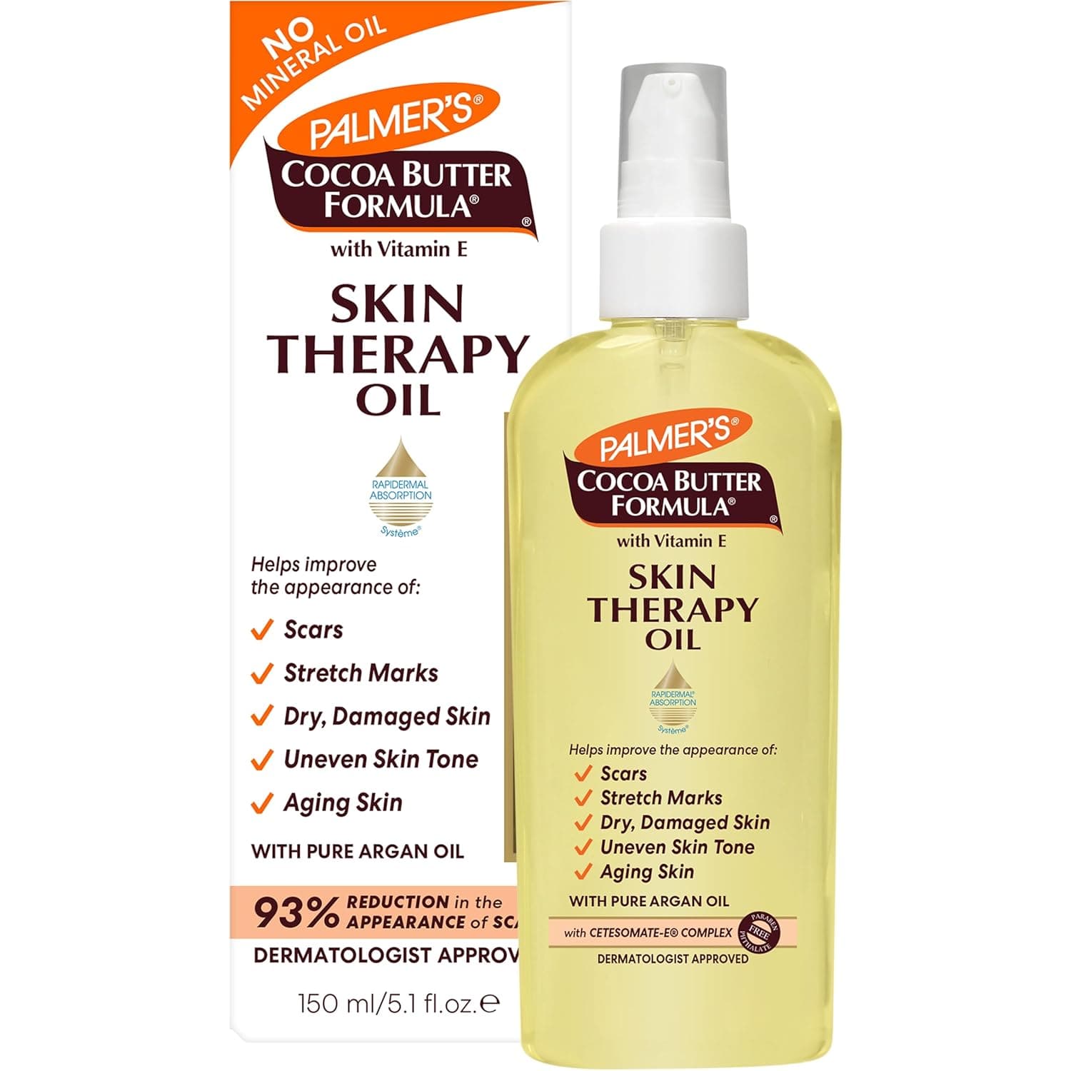  Palmer's Cocoa Butter Formula Skin Therapy Moisturizing Body Oil with Vitamin E, 5.1 Ounces 