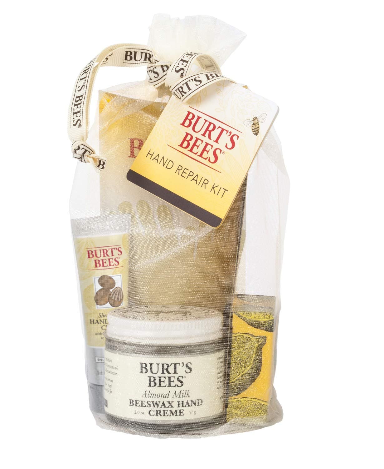  Burt's Bees Back to School Gifts Ideas, 5 Dorm Room Products for College Students, Everyday Essentials Set - Original Beeswax Lip Balm, Deep Cleansing Cream, Hand Salve, Body Lotion & Foot Cream 