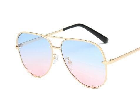  Mode Gradient Metallrahmen Pilot Sonnenbrille Männer Frauen Klassische Retro Fahren Sonnenbrille Markendesigner UV400 