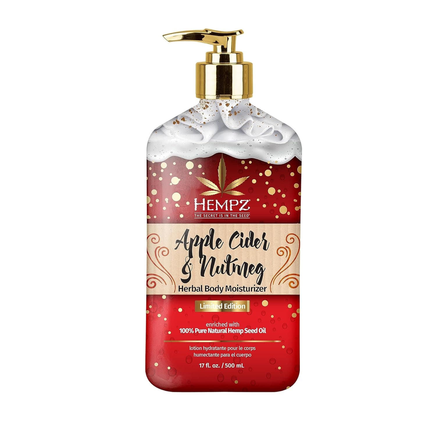  Limited Edition Pumpkin Spice & Vanilla Chai Herbal Moisturizing Body Lotion (17 oz) – Fall Scented Body Lotion for Women or Men with Dry or Sensitive Skin - Hydrating Moisturizer for Daily Radiance 