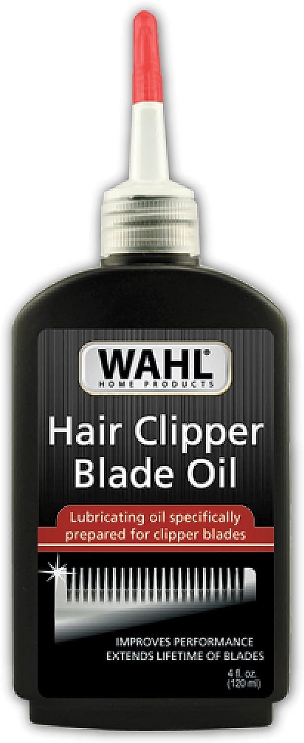  Wahl Premium Hair Clipper Blade Lubricating Oil for Clippers, Trimmers, & Blade Corrosion for Rust Prevention – 4 Fluid Ounces – Model 3310-300A 