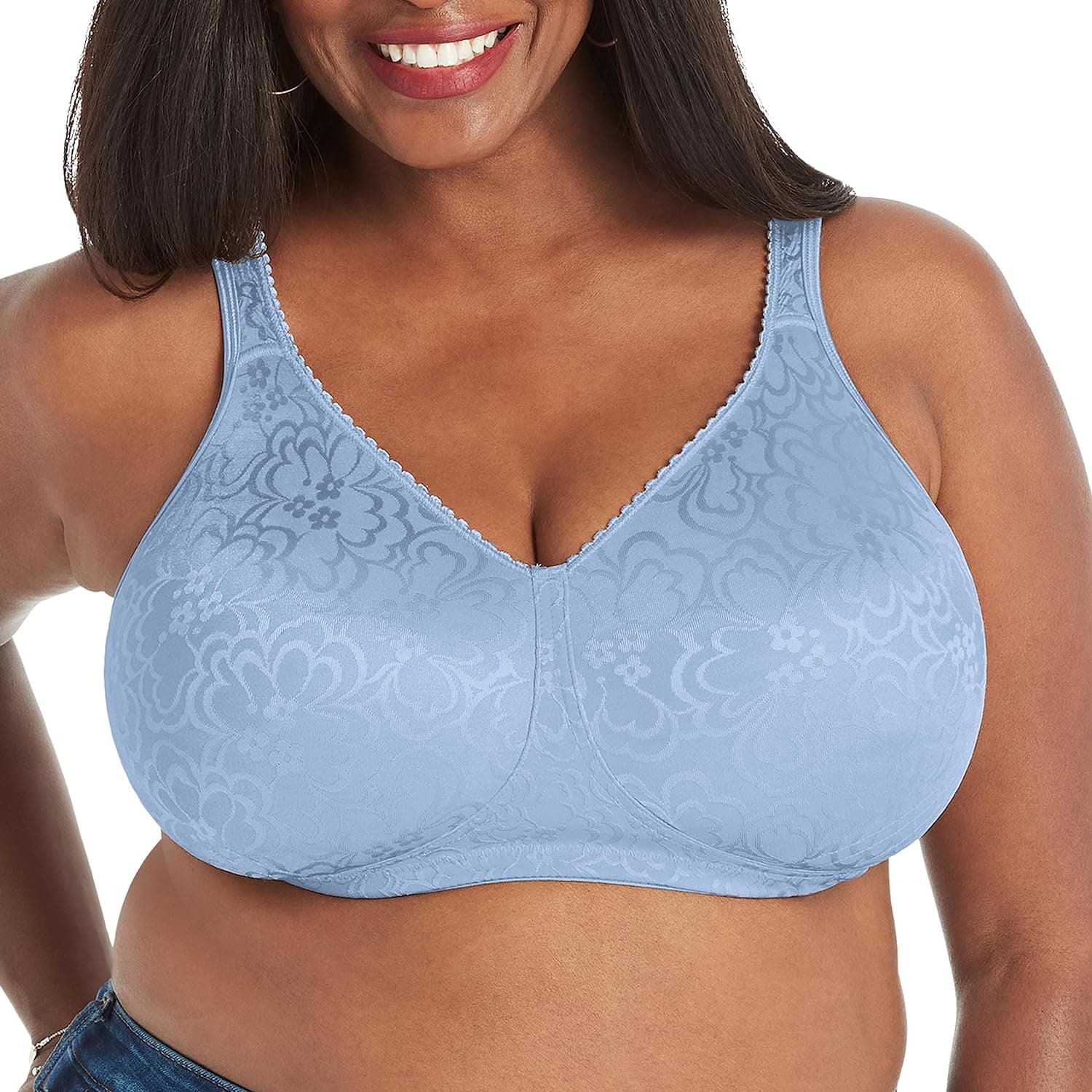  Playtex Women's 18-Hour Ultimate Lift Wireless Full-Coverage Bra with Everyday Comfort, Single Or 2-Pack 