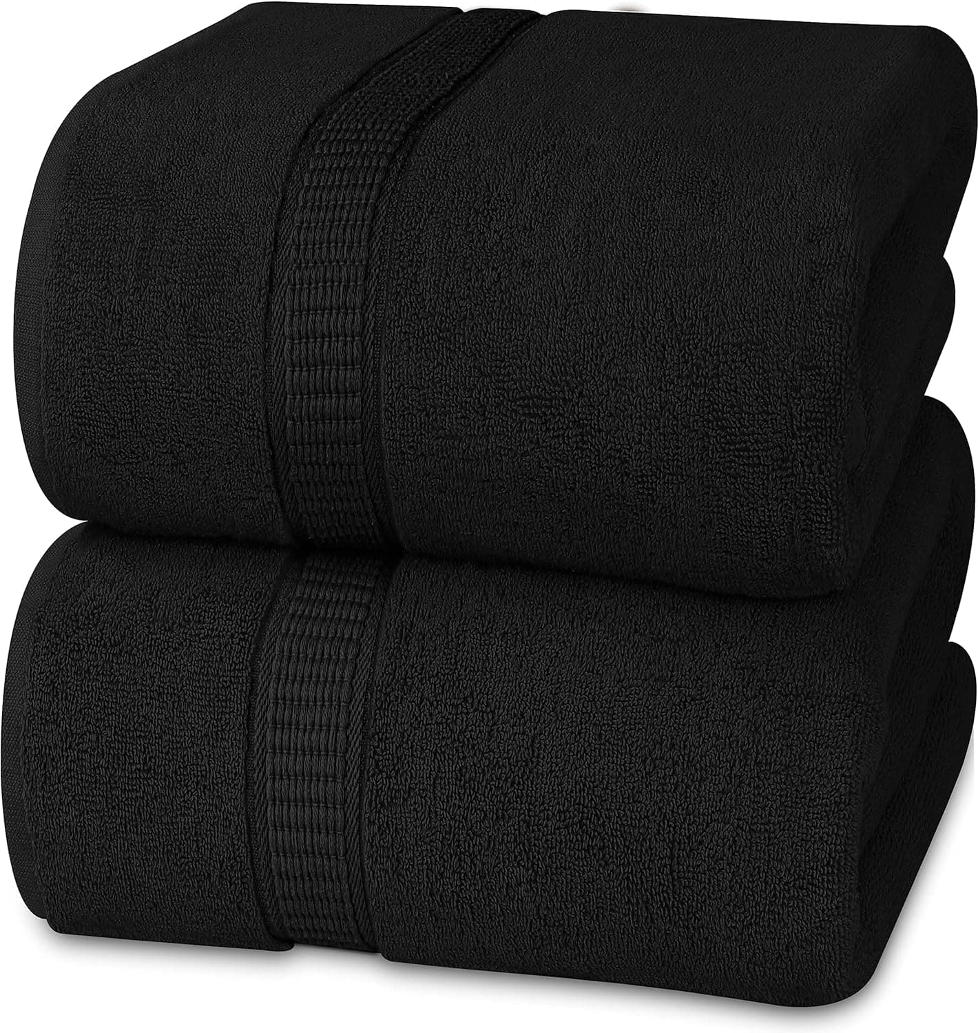  Utopia Towels - Luxurious Jumbo Bath Sheet 2 Piece - 600 GSM 100% Ring Spun Cotton Highly Absorbent and Quick Dry Extra Large Bath Towel - Super Soft Hotel Quality Towel (35 x 70 Inches, Grey) 