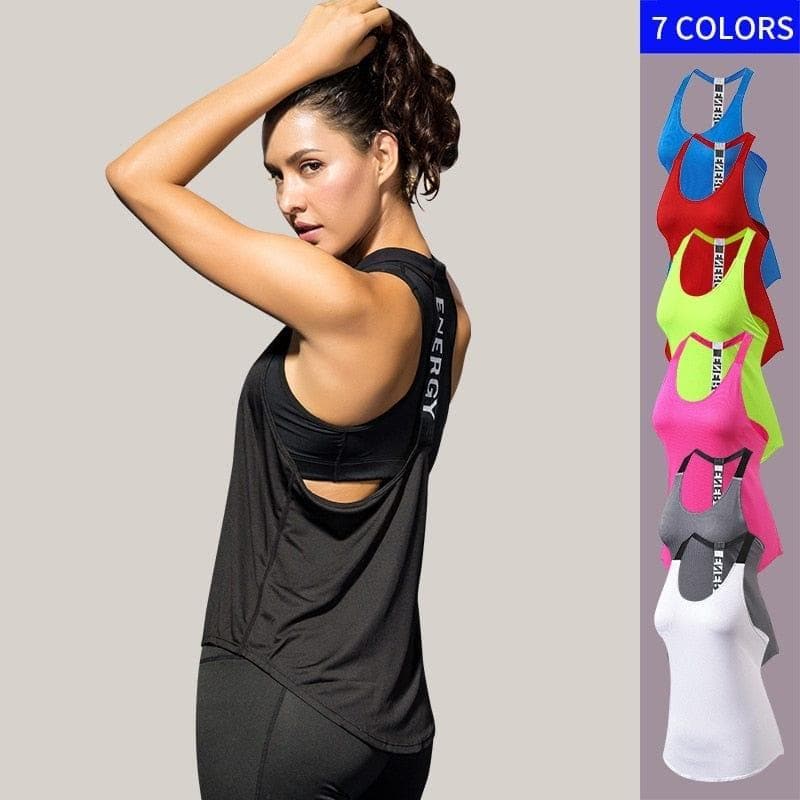  Atmungsaktive rückenfreie Yoga-Weste, solide, schnell trocknend, Laufen, Fitnessstudio, Sport, Yoga-Shirt, Frauen, Fitness, ärmelloses rotes Tank-Top 