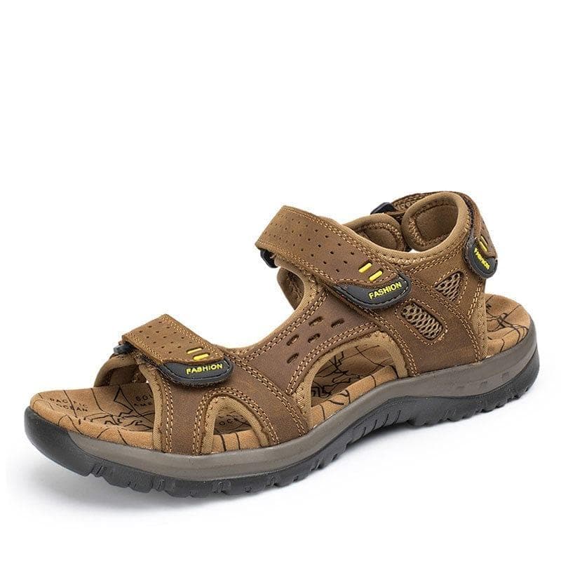  Sommer Freizeit Strand Herrenschuhe Hochwertige Ledersandalen Die Big Yards Herrensandalen 