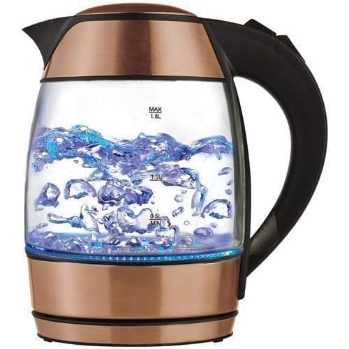  Brentwood 1,8-Liter-Wasserkocher aus Glas mit Tee-Ei (1 Stück pro Packung) 