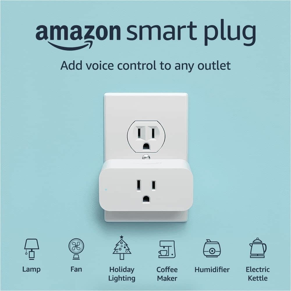  Amazon Smart Plug für die Heimautomatisierung funktioniert mit Alexa – einem für Menschen zertifizierten Gerät 