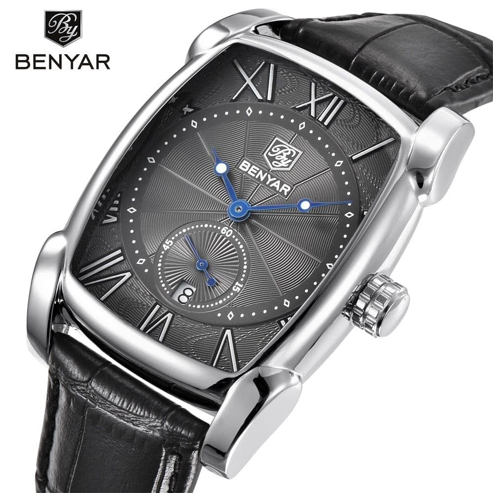  BENYAR Marke Luxus Herrenuhr Datum 30m Wasserdichte Uhr Herren Casual Uhren Herren Handgelenk Sportuhr 