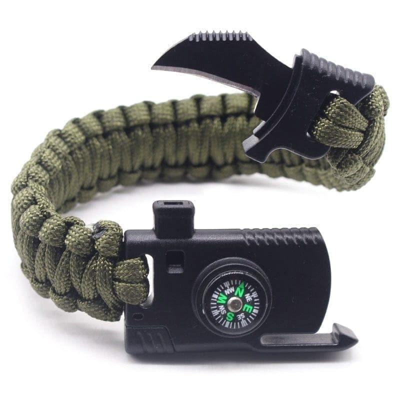  Geflochtenes Armband Männer Multifunktions-Paracord-Überlebensarmband Outdoor-Camping-Rettungs-Notseil-Armbänder für Frauen 