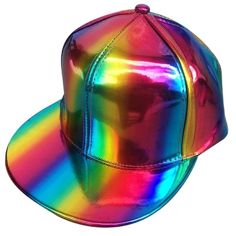  Marken-Hip-Hop-Hysteresenhut für Rainbow Color Changing Hat Cap Back to the Future Prop Baseball Cap 