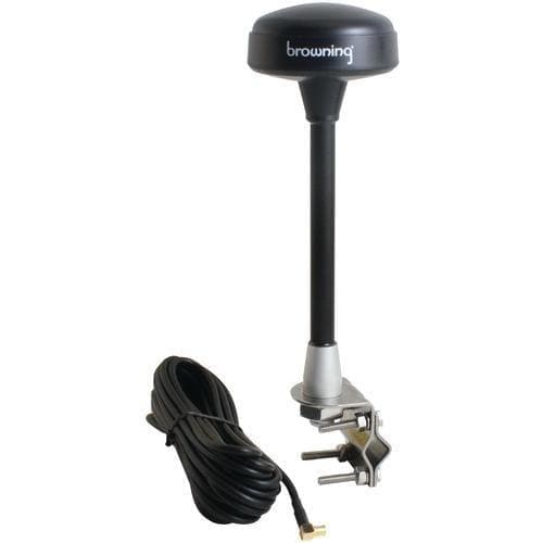  Browning Satellite Radio Trucker Mirror-Mount-Antenne mit großer integrierter Grundplatte (Packung mit 1 Stück) 