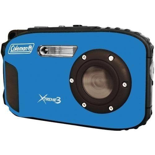  Coleman 20,0-Megapixel-Xtreme3-HD-Video-wasserdichte Digitalkamera (blau) (Packung mit 1 Stück) 