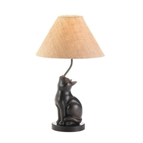  Neugierige Katzenlampe 