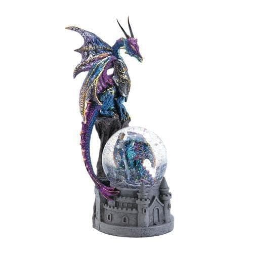  Dragon Castle Glitzernde Schneekugel 