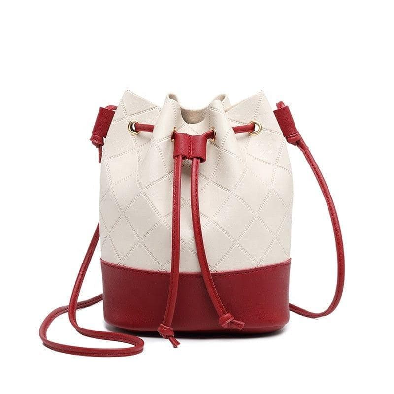  Mode Schulter Crossbody Bucket Bag PU Leder Umhängetasche Quaste Bucket Schulter Handtaschen für Frauen auf Lager 