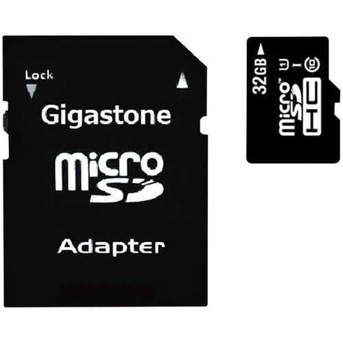  Gigastone Prime Series Microsd-Karte mit Adapter (32 GB) (Packung mit 1 Stück) 