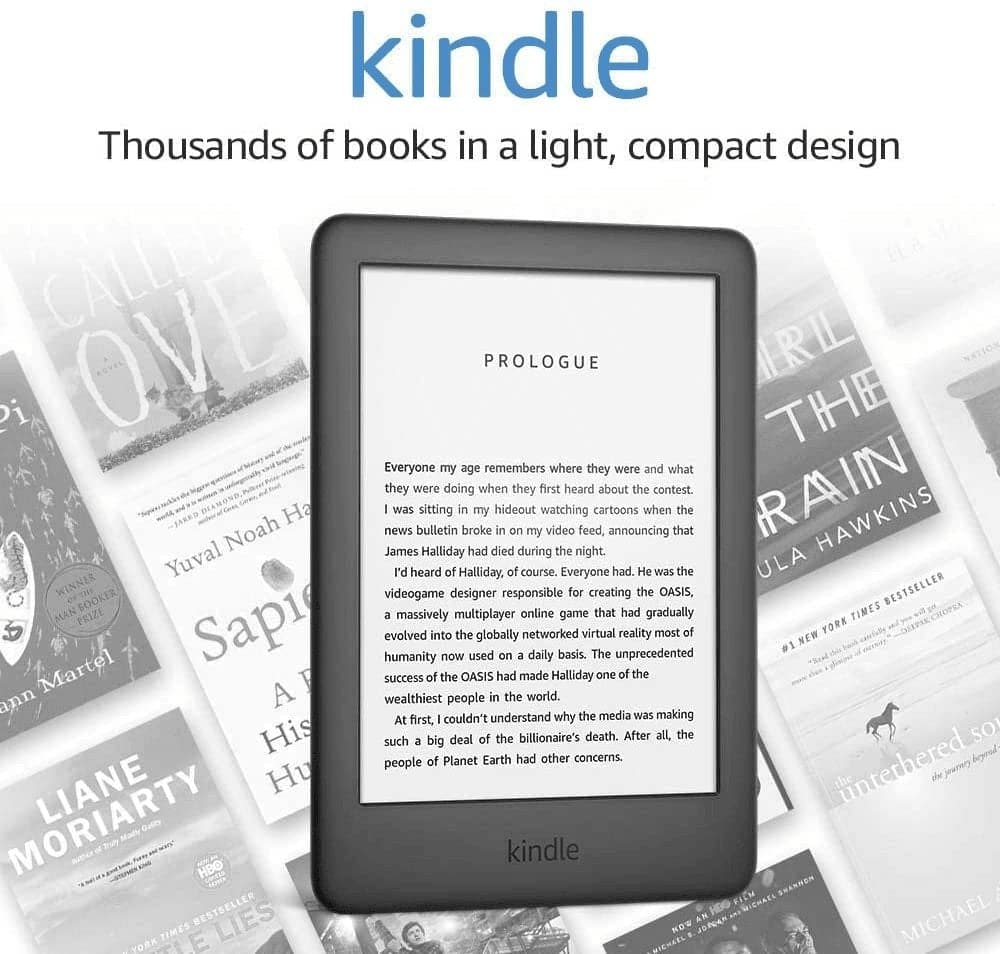  Kindle – mit integriertem Frontlicht – Schwarz – werbefinanziert 