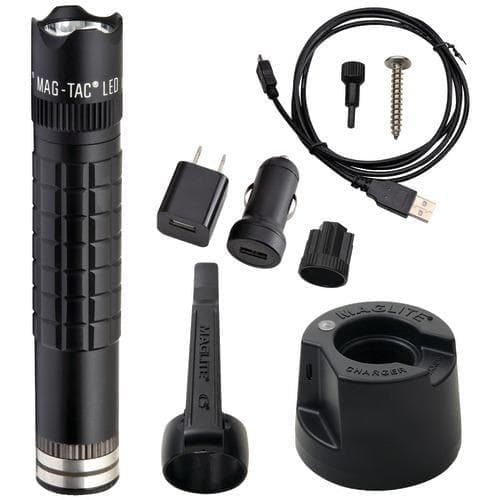  Maglite Maglite Led Magtac Wiederaufladbare Taschenlampe (543 Lumen; gekrönte Lünette) (Packung mit 1 Stück) 