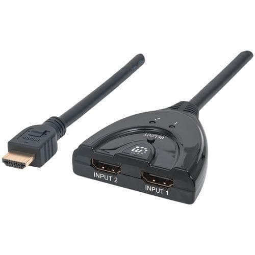  Manhattan 2-Port Hdmi Switch (Packung mit 1 Stück) 