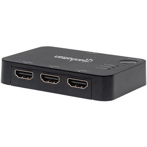  Manhattan 3-Port Hdmi Switch (4k @ 30hz) (Packung mit 1 Stück) 