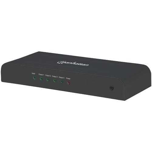  Manhattan 4-Port-Hdmi-Splitter (Packung mit 1 Stück) 