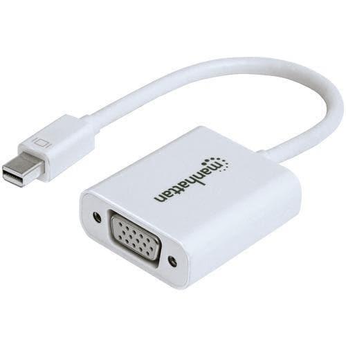  Manhattan Mini-Displayport-zu-VGA-Adapterkabel, 15 cm (Packung mit 1 Stück) 