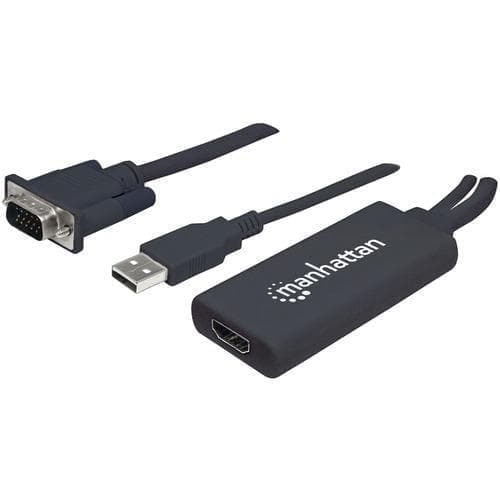  Manhattan VGA &amp; USB zu Hdmi Konverter (Packung mit 1 Stück) 