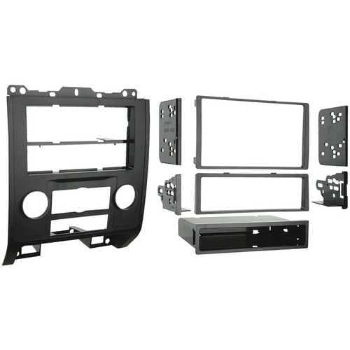  Metra Montagesatz für Ford und Mazda und Mercury 2008–2012 Single-DIN und Double-DIN, Schwarz (1 Stück) 