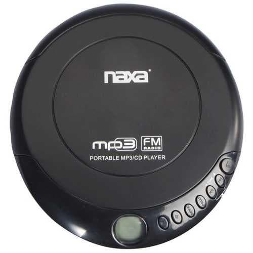  Naxa Slim Personal Anti-Shock CD-Player und FM-Radio (Packung mit 1 Ea) 