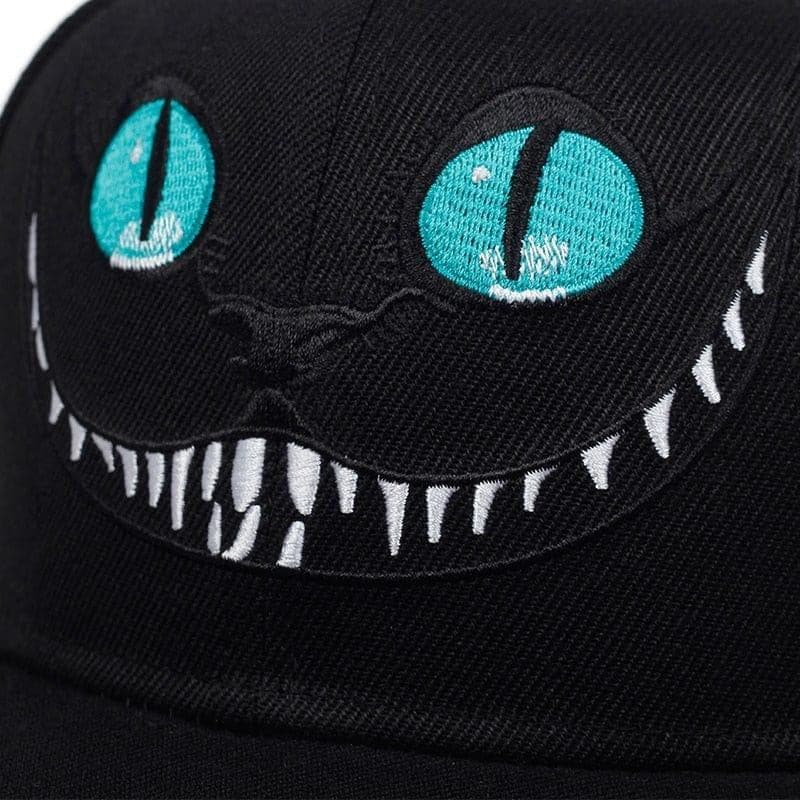  New Cheshire Cat Stickerei Baseball Cap Cute Smiley Snapback Caps Herren und Damen Universal Cotton Hat verstellbar 