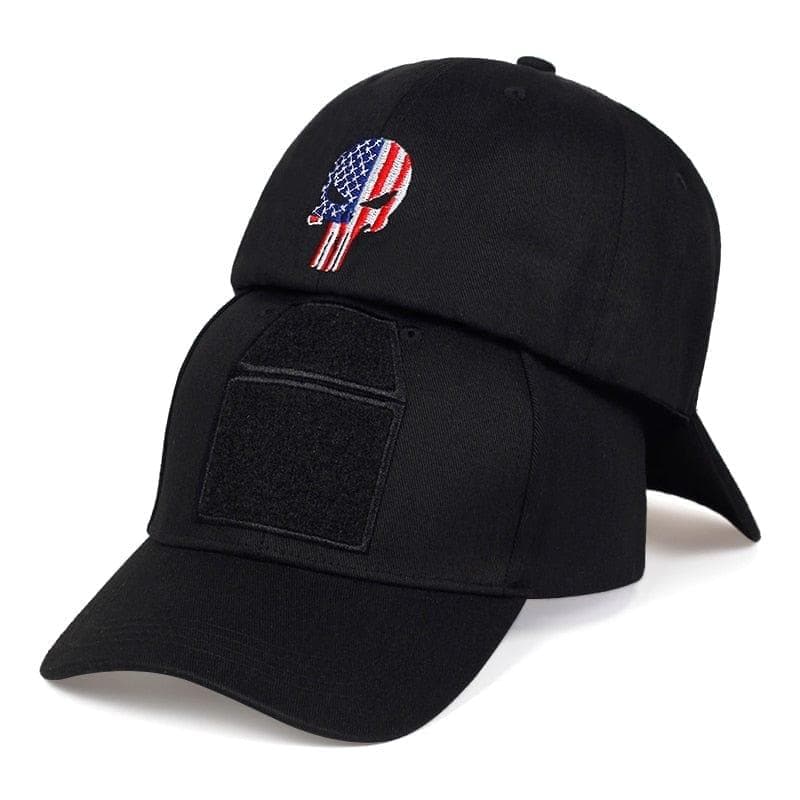  neue taktische Baseballmütze „USA PUNISHER“ für Männer und Frauen, dehnbare Snapback-Mütze, Laufen/Angeln 