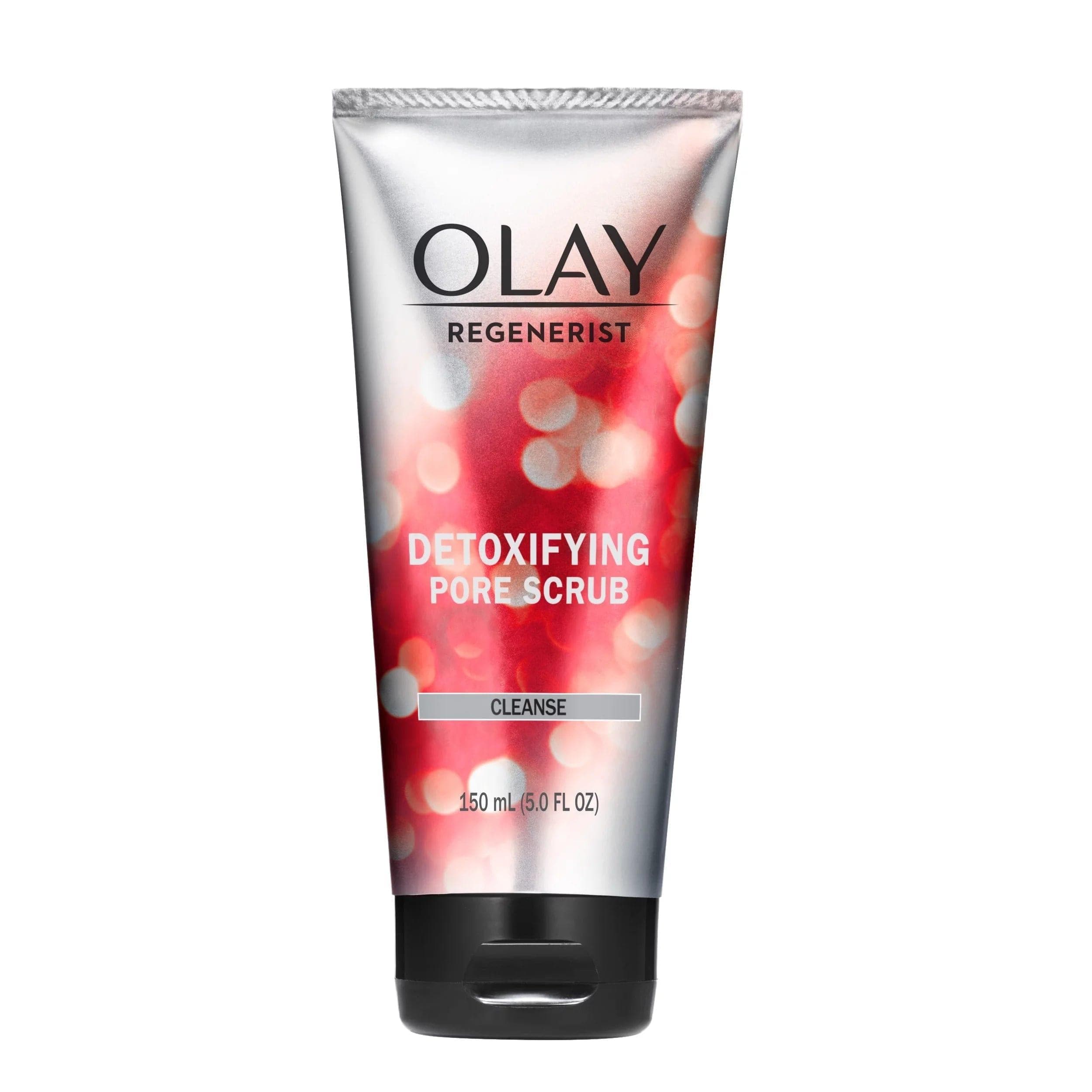  Olay Regenerist Detoxifying Pore Scrub Facial Cleanser, 5.0 Fl Oz 