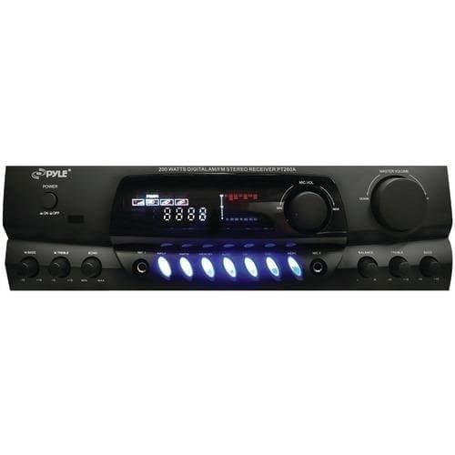  Pyle Home 200-Watt-Digital-Stereo-Receiver (Packung mit 1 Stück) 