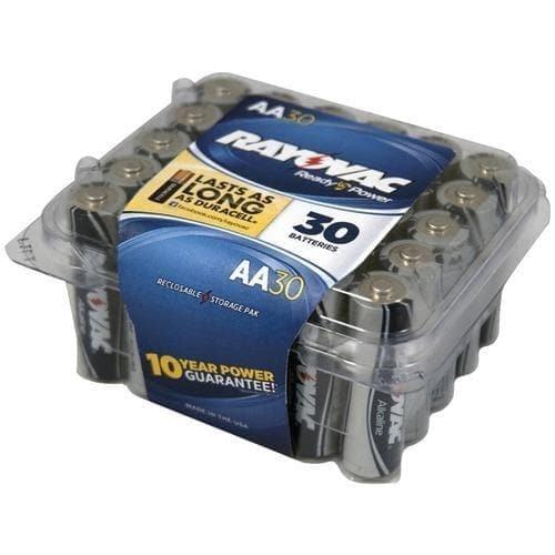  Rayovac Alkaline Batterien wiederverschließbar Pro Pack (aa; 30 Pk) (Packung mit 1 Ea) 