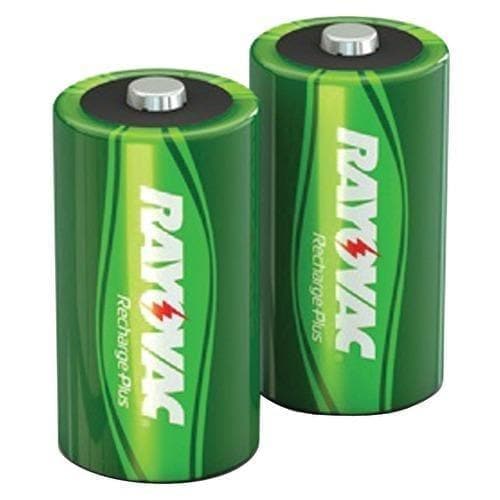  Rayovac Gebrauchsfertige wiederaufladbare Nimh-Batterien (c; 2 Pk; 3.000 mAh) (Packung mit 1 Stück) 