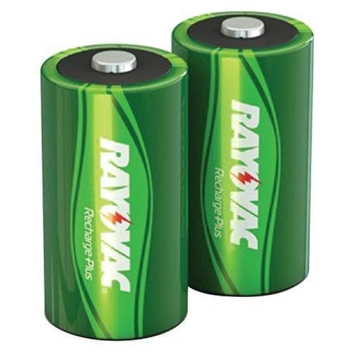  Rayovac Gebrauchsfertige wiederaufladbare Nimh-Batterien (d; 2 Pk; 3.000 mAh) (Packung mit 1 Ea) 