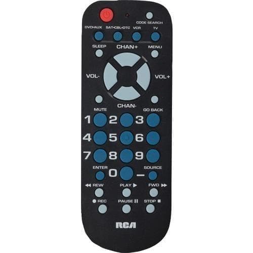  Rca 4-Geräte Handflächengroße Universalfernbedienung (Packung mit 1 Stück) 