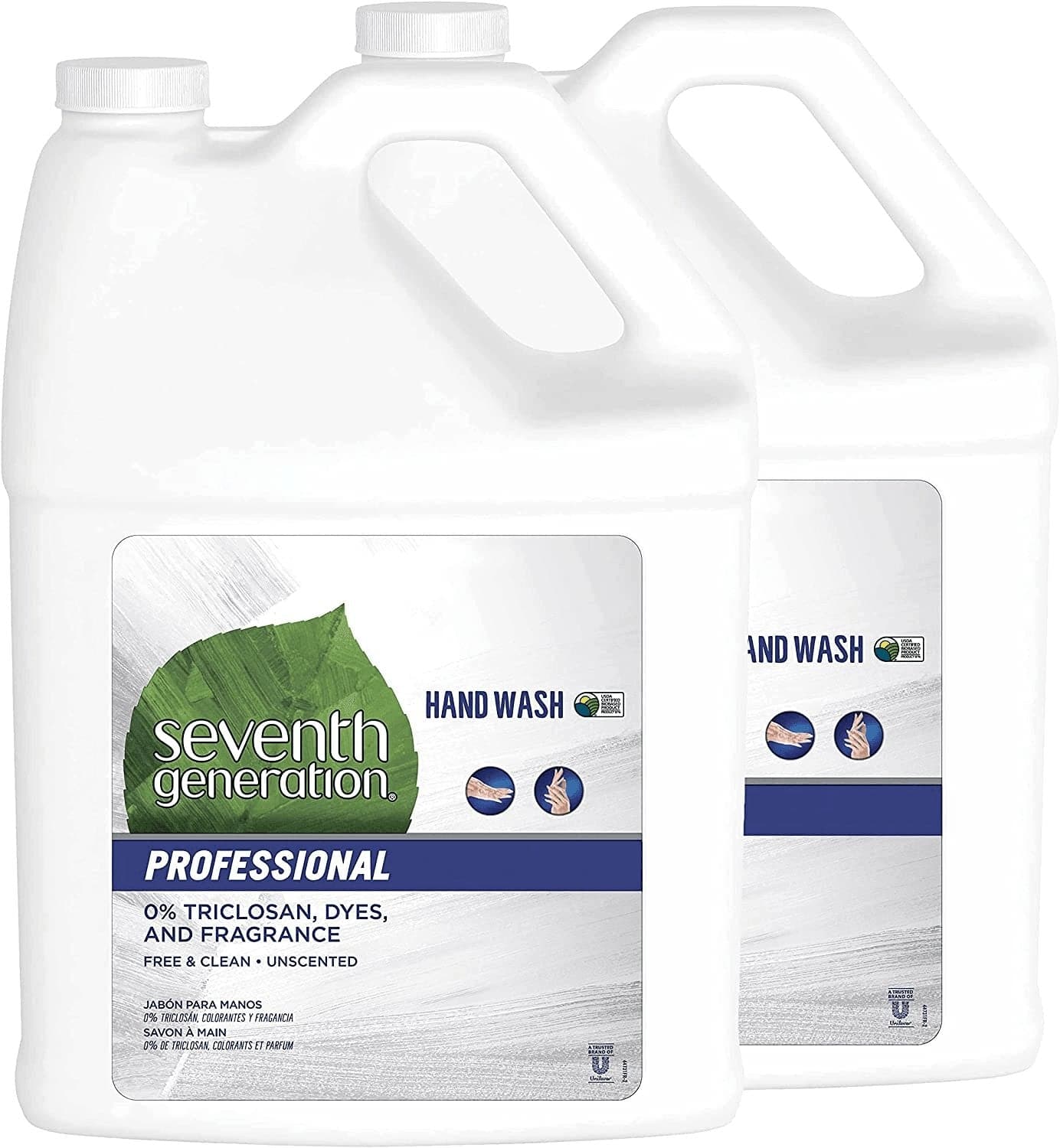  Seventh Generation Professional Liquid Hand Wash Soap Refill, Unscented, 256 Fl Oz (2er Pack) 