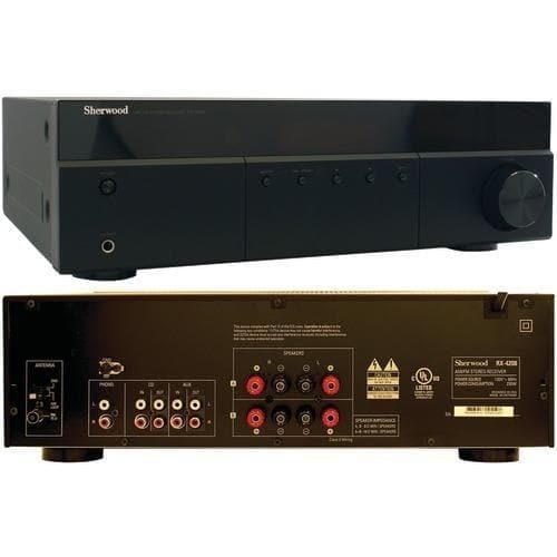  Sherwood 200-Watt-AM- und FM-Stereo-Receiver (Packung mit 1 Stück) 