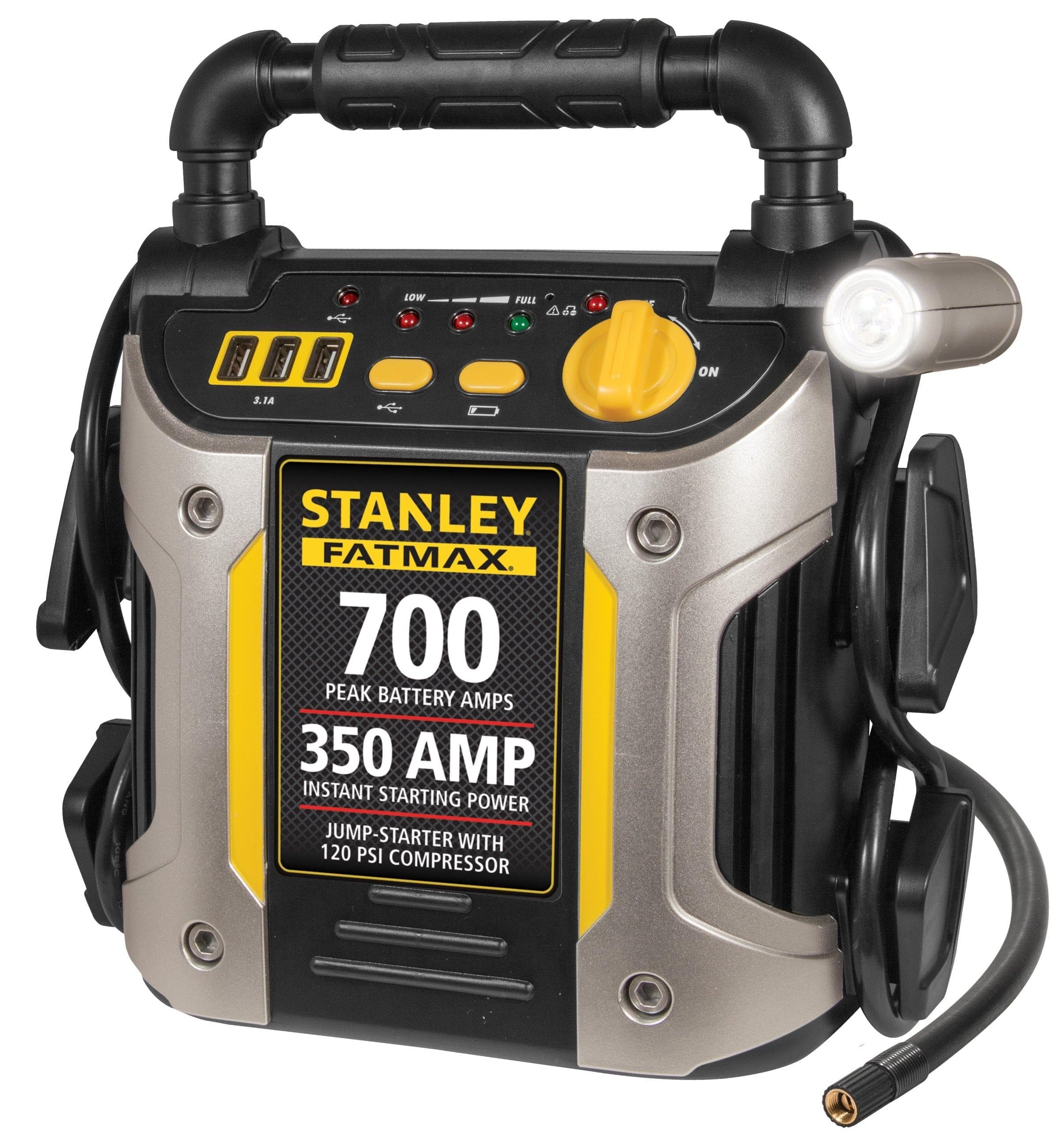  STANLEY Fatmax 700/350 Ampere Starthilfe mit 120 Psi Kompressor (J7CS) 