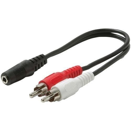  Steren Y-Kabel Audio Adapter (Packung mit 1 Stück) 