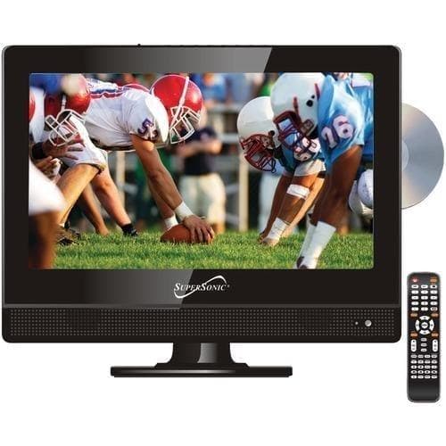  Überschall 13,3" 720p AC und DC Widescreen Led Hdtv und DVD Kombination (Packung mit 1 Stück) 